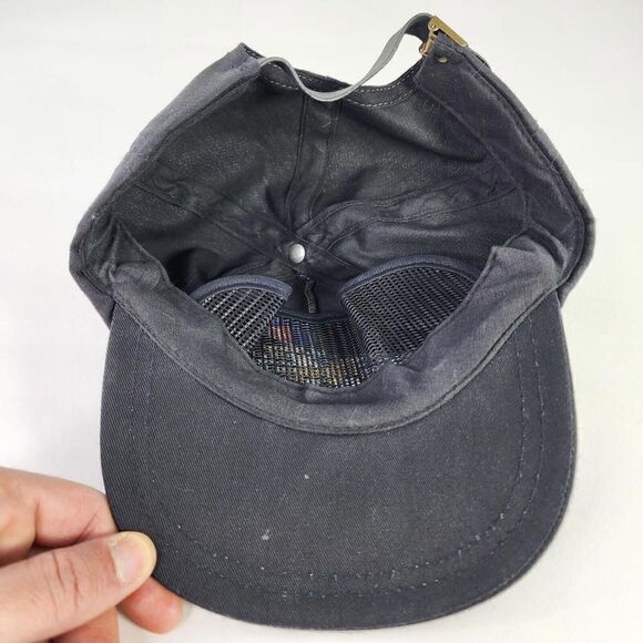 VTG Goat Ropers Trucker Hat Black Western Aztec Logo Strp Bac Cap Hats - Picture 7 of 9